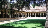 The cloister of the Saint-Pierre de Moissac Abbey