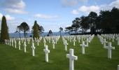 The Normandy American Cemetery and memorial in Colleville  sur Mer