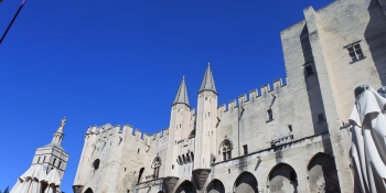 Avignon is the starting point of our bike tour