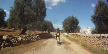 Ride through peacefull country roads in Apulia 