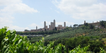 Parcourez les vignobles de la campagne toscane à vélo