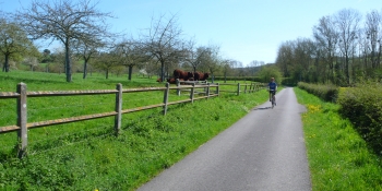 This cycling tour follows the veloscenic bikeway through farmlands of Normandy