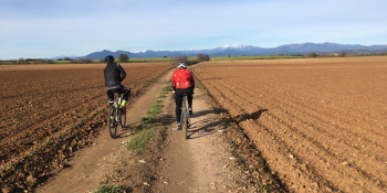 This bike holiday follows gravel tracks and paths through Catalonia