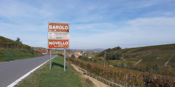 Riding to Barolo, wine area