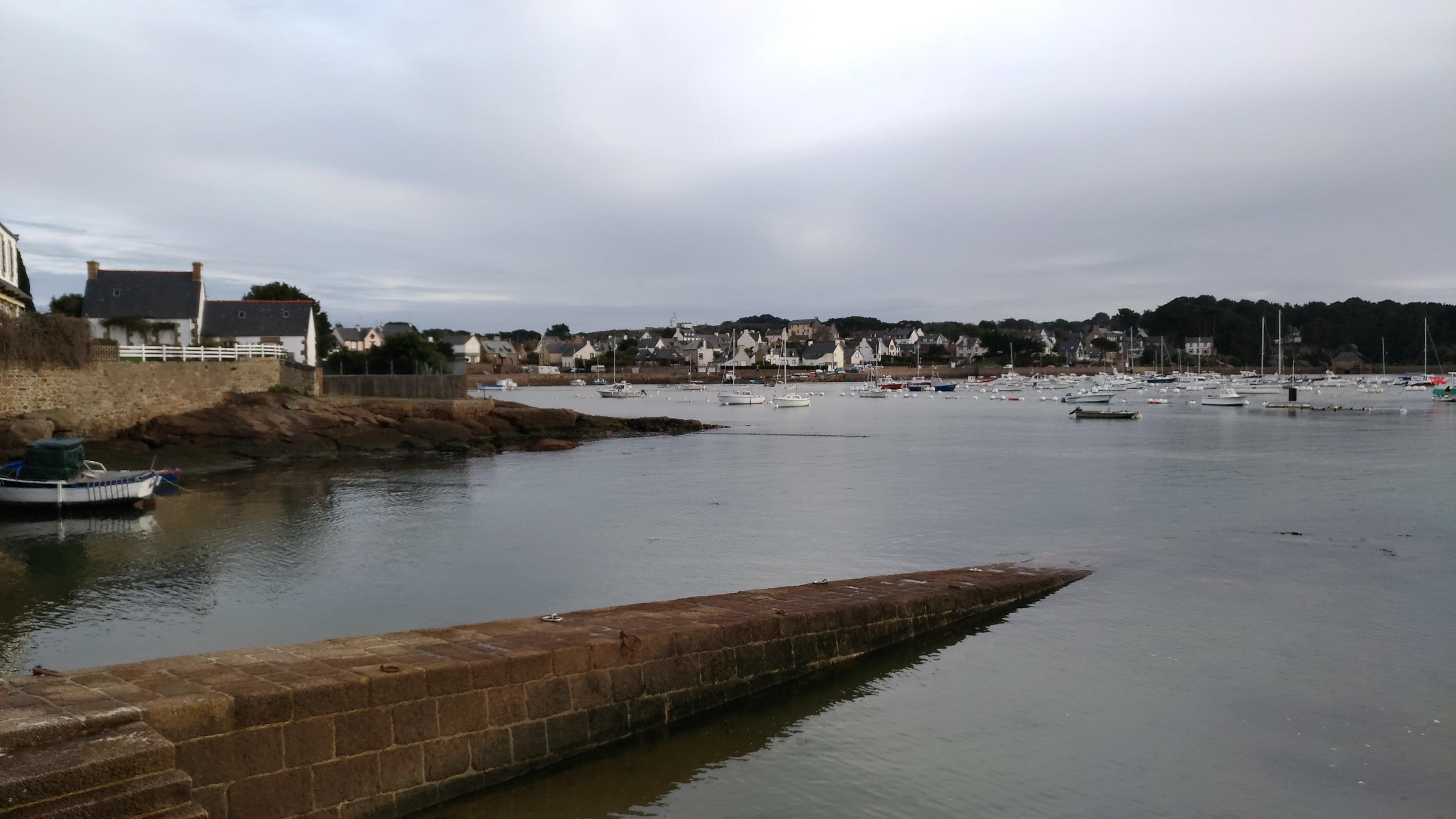 Village Harbor in Brittany