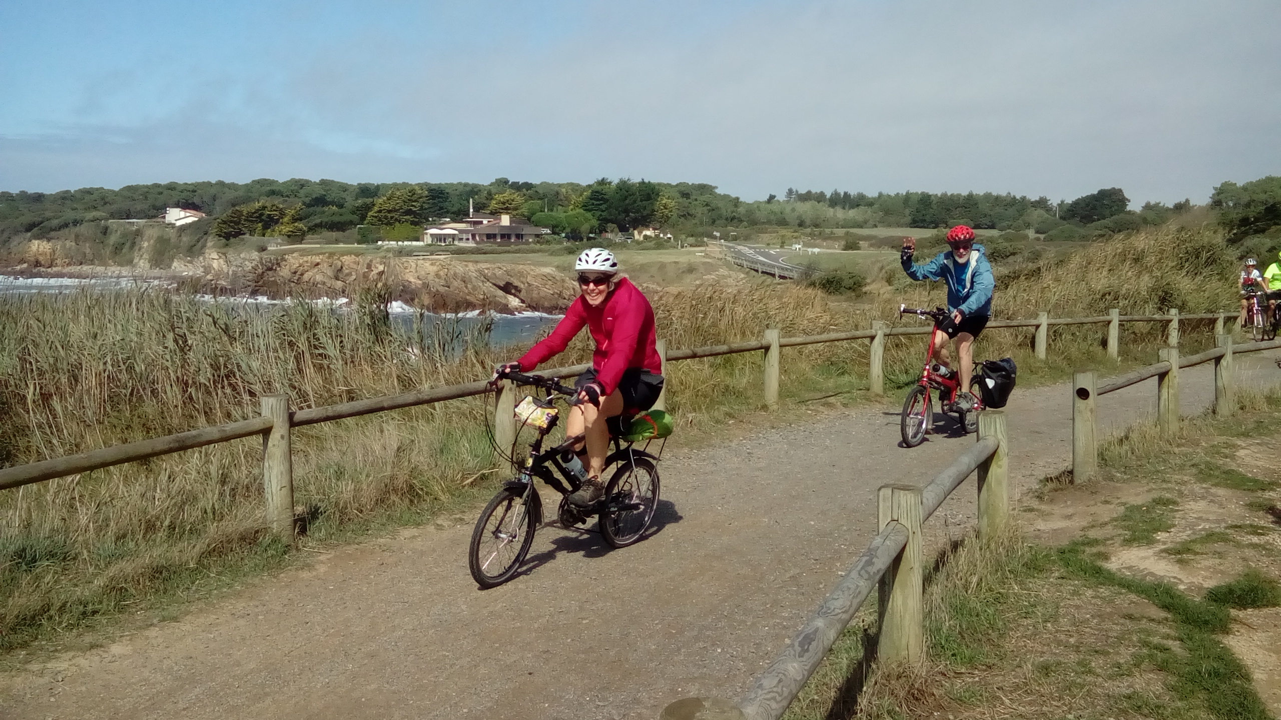 Cyclomundo riders on the Velodyssey