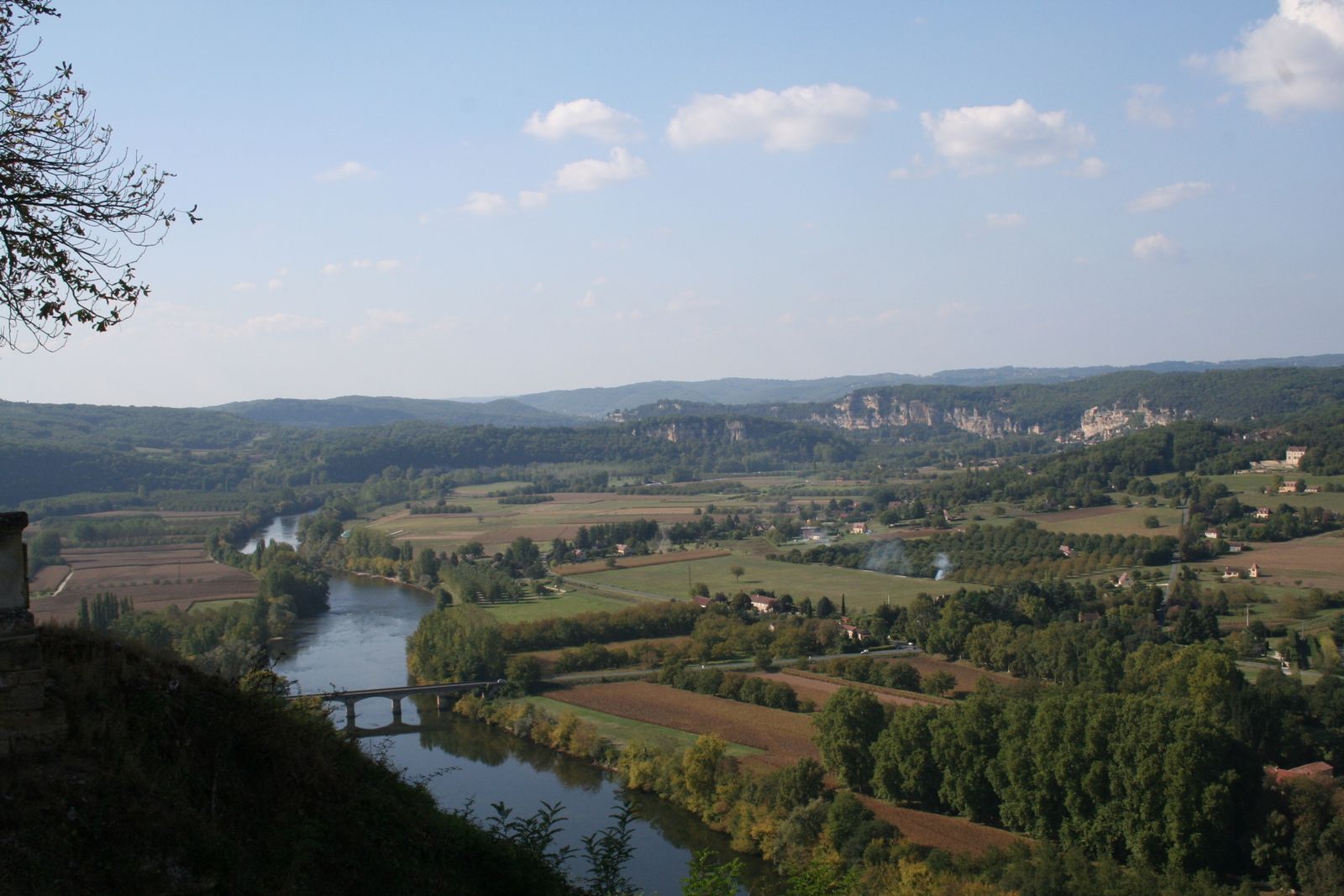 Typical Dordogne Landscape, with the Dordogne River