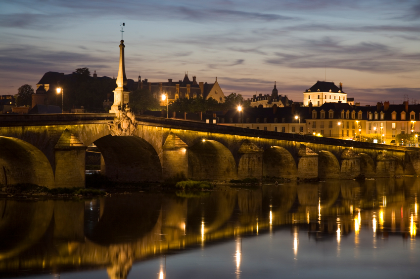 Bridge of Blois in Twilight