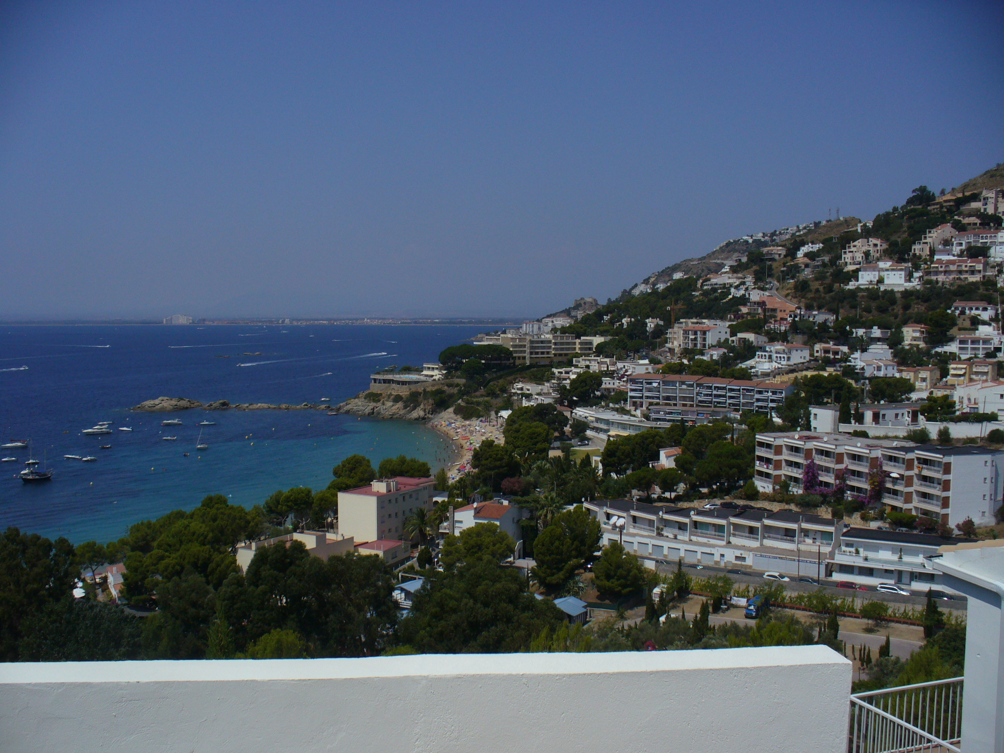 A typical coastline in Catalonia