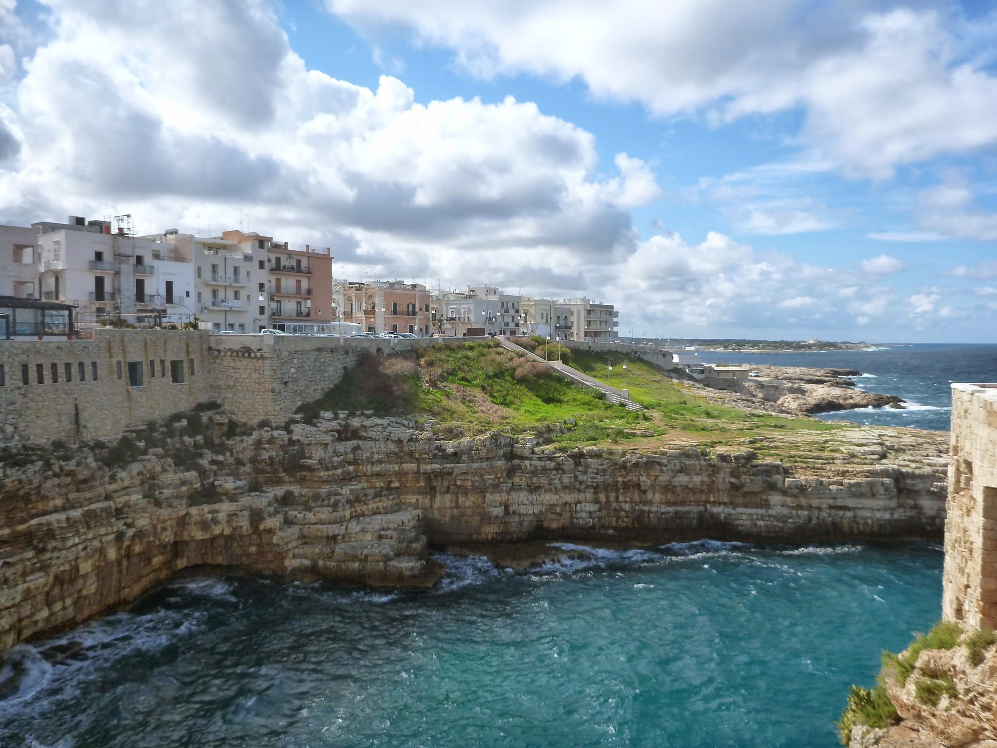 The coastline of Apulia