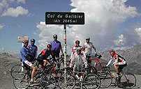 Top of Galibier path, uncategorized col of the Tour de France