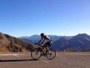 Cycling and climbing col Izoard and enjoy the scenery: La Case Deserte. Cycling on the moon