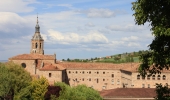 Cycle past the Yuso monastery in San Millan de la Cogolla