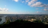A panorama view of the city of Rouen in Normandy