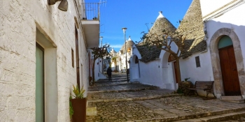 Pendant votre voyage à vélo vous pouvez visiter Les trulli d'Alberobello qui sont classés au patrimoine mondial de l'UNESCO