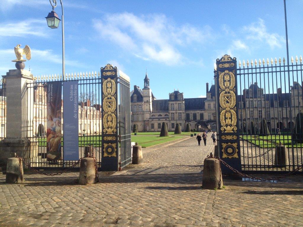 L’itinéraire vous mènera au Château de Fontainebleau