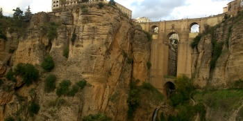 Impressive Bridge in the entrance of Ronda