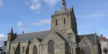 Notre Dame de Pontorson church, not far from the Mont Saint Michel