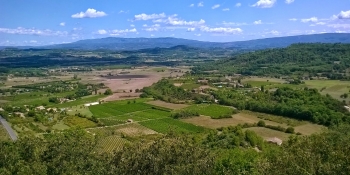 Ce tour à vélo traverse la campagne de Provence et les villages connus pour leur production viticole