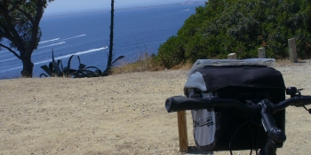 Admire the mediterranean sea from the seat of your bike 