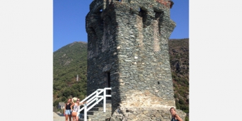 Tour Genoise Santa Maria della Chiapella figure sur cet itinéraire de voyage à vélo