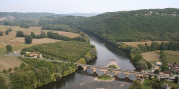 L'itinéraire suit la Dordogne jusqu'à Bordeauc