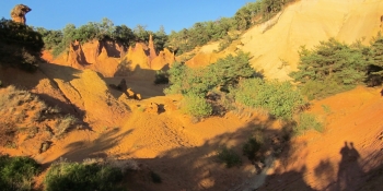 Un paysage ocre en Provence