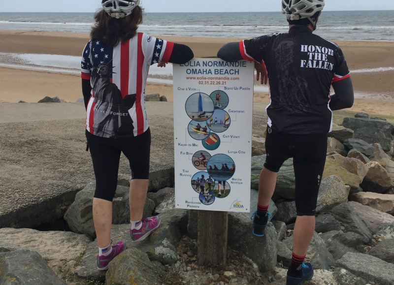 L\'itinéraire vous permettre de visiter les plages du débarquement comme Omaha Beach