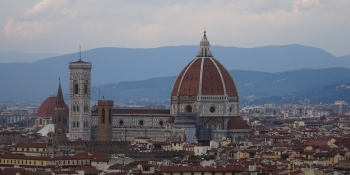 This cycling tour ends in Florence
