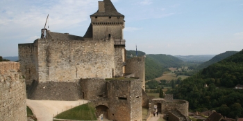 Some of our bike tours take riders to the Chateau de Castelnau