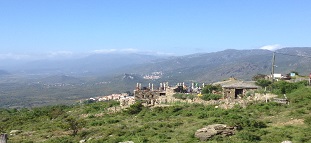 Belle vue sur les montagnes du Nebbio