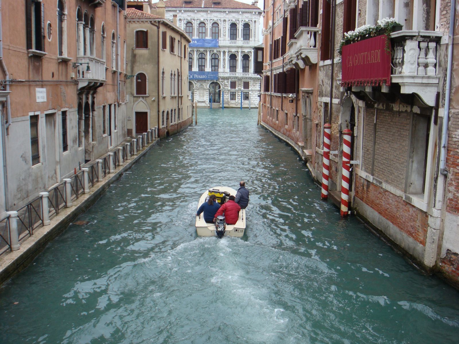 Admire the famous Venetian canals