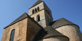 Small village church along you cycling route