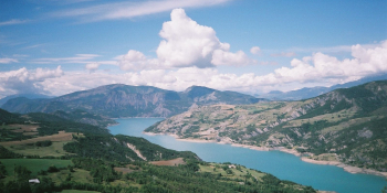 Ride along Serre-Poncon Lake, between Upper Provence and the Alps