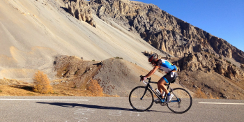 Lunar landscape at the top of Col Izoard climb, Queyras regional park