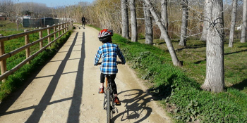 On the road again, cycling on the traffic-free bikeway