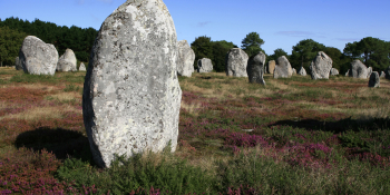 Take a peep at the Carnac Menhirs during your cycling tour in Brittany