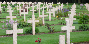One of the many cemeteries you'll see along WWI's Western Front