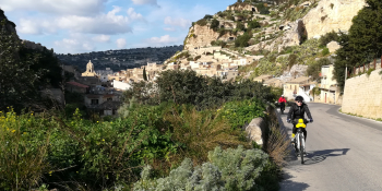 The greenery around the town of Scicli