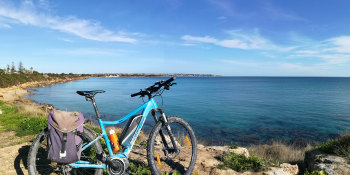 La cote méditerranée figure sur cet itinéraire à vélo