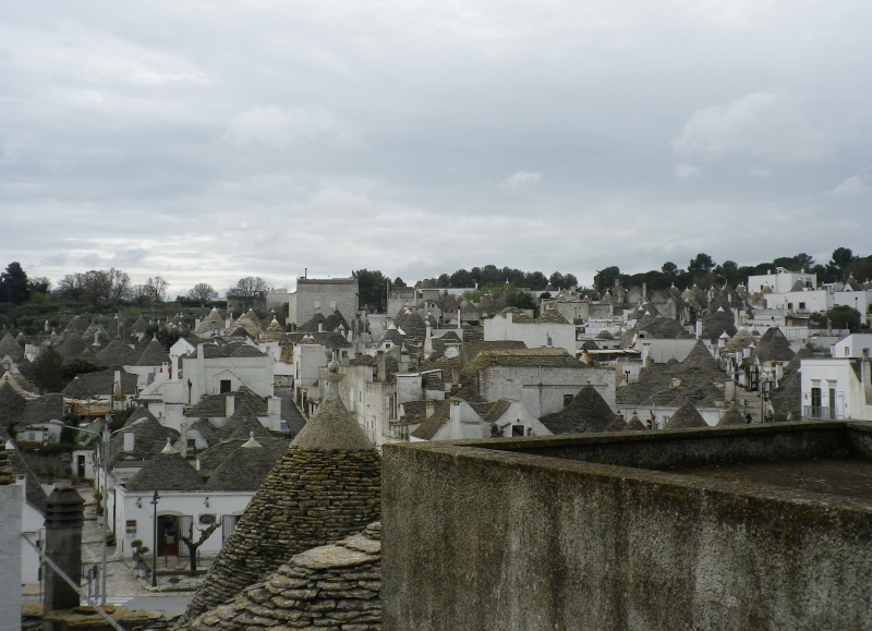 Les trulli d\'Alberobello qui sont classés au patrimoine mondial de l\'UNESCO