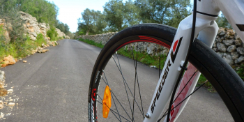 Typical Apulia country lane