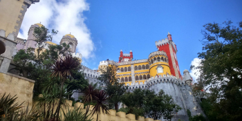 Cycling to Sintra Palace