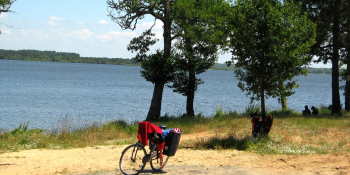 La pause vélo au bord de l'eau, la Velodyssée