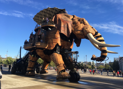 Nantes, chateaux, geants, machines