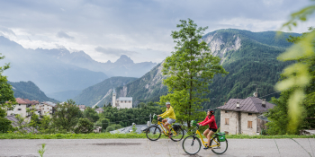 Villages des Dolomites à velo