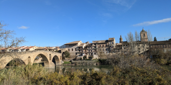 Vacances, séjour, vélo, itinérance, vélo, cyclisme, cyclo-tourisme, Estella, Pampelune 